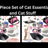 30-Piece Set of Cat Essentials and Cat Stuff