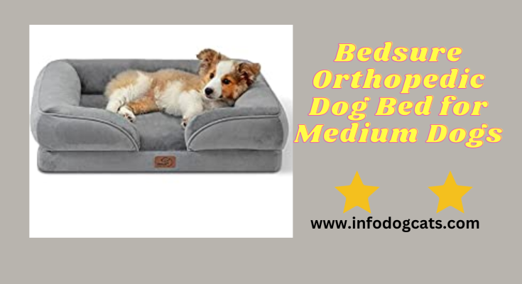 Bedsure Orthopedic Dog Bed for Medium Dogs