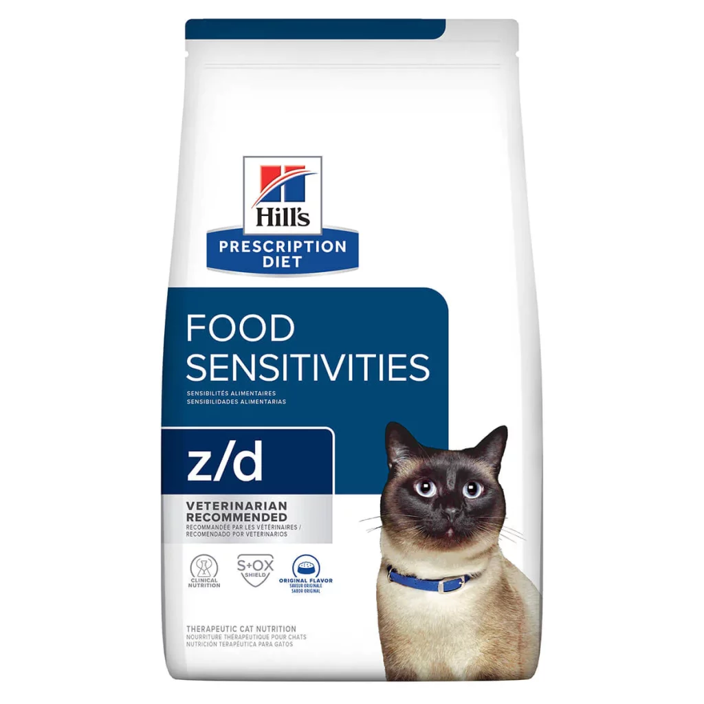 Hill’s Prescription Diet z/d Skin Food Sensitivities Dry Cat Food