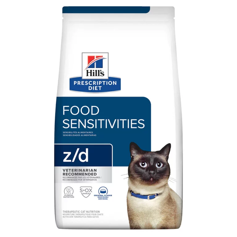 Hill's Prescription Diet z/d Skin Food Sensitivities Dry Cat Food Australian Cat Breeds