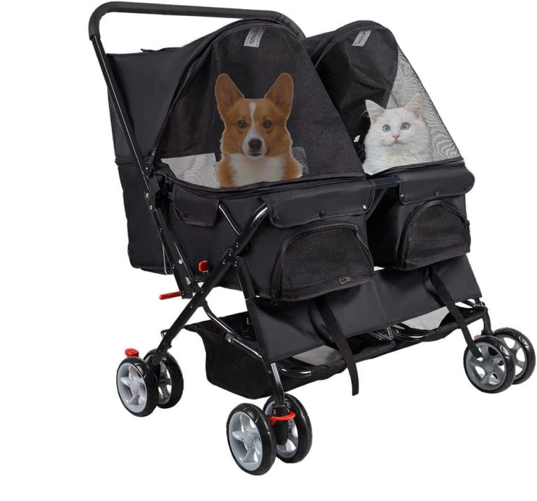 Double Pet Stroller - KARMAS PRODUCT