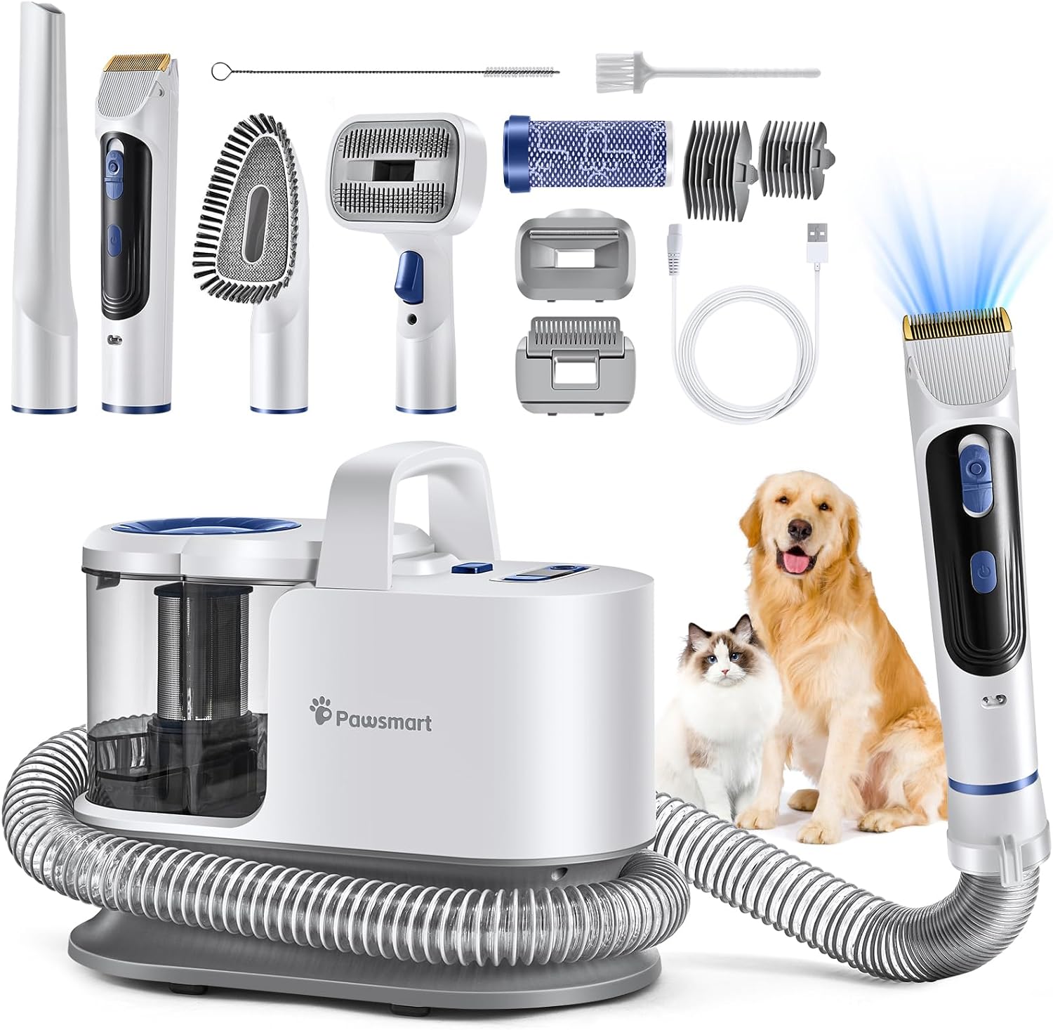 PAWSMART Pet Grooming Kit in action