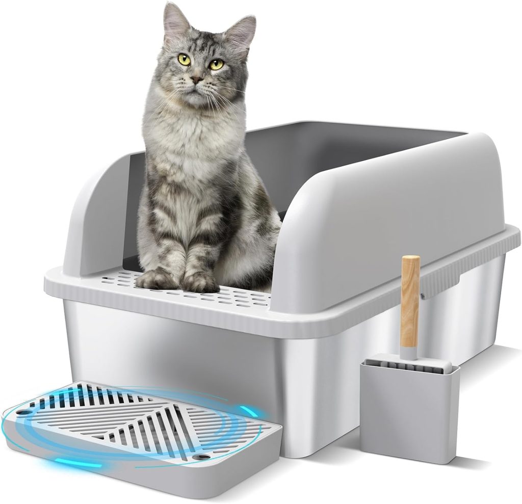 Suzzipaws Extra Large Stainless Steel Cat Litter Box: A Perfect Solution for Big Cat - Australian Pet Guide Suzzipaws Extra Large