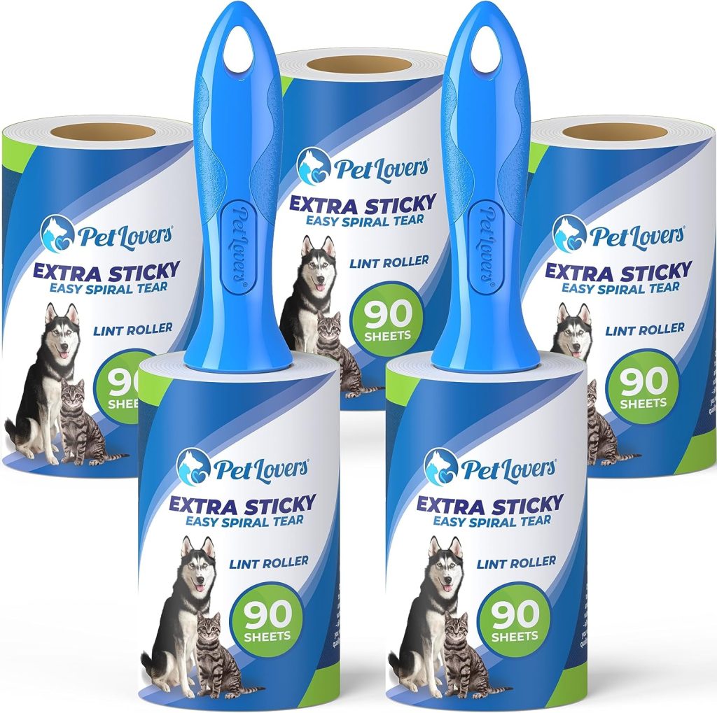 PetLovers Extra Sticky Lint Roller Mega Value Set: A Must-Have for Pet Owners - Australian Pet Guide PetLovers, Extra Sticky Lint Roller