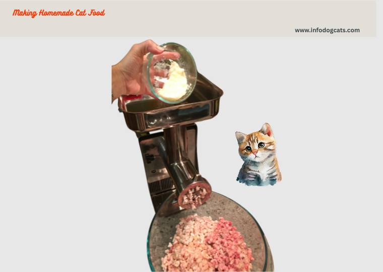 Making Homemade Cat Food cats
