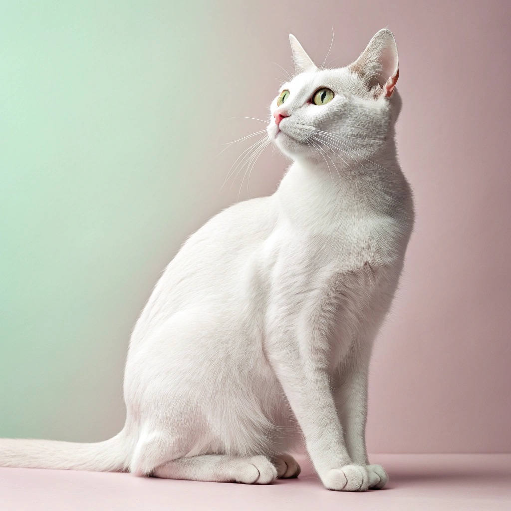 Russian White Cat