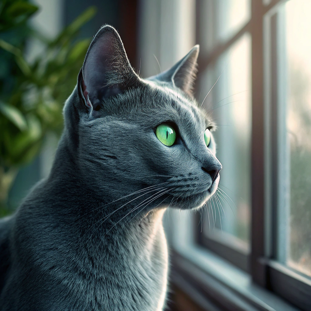 Russian Blue Cat