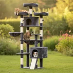 Cotton Candy Tower – Pastel Cat Tree for Stylish Homes